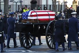 Former President Jimmy Carter is lying in state at the U.S. Capitol, with lawmakers and citizens paying their respects. 